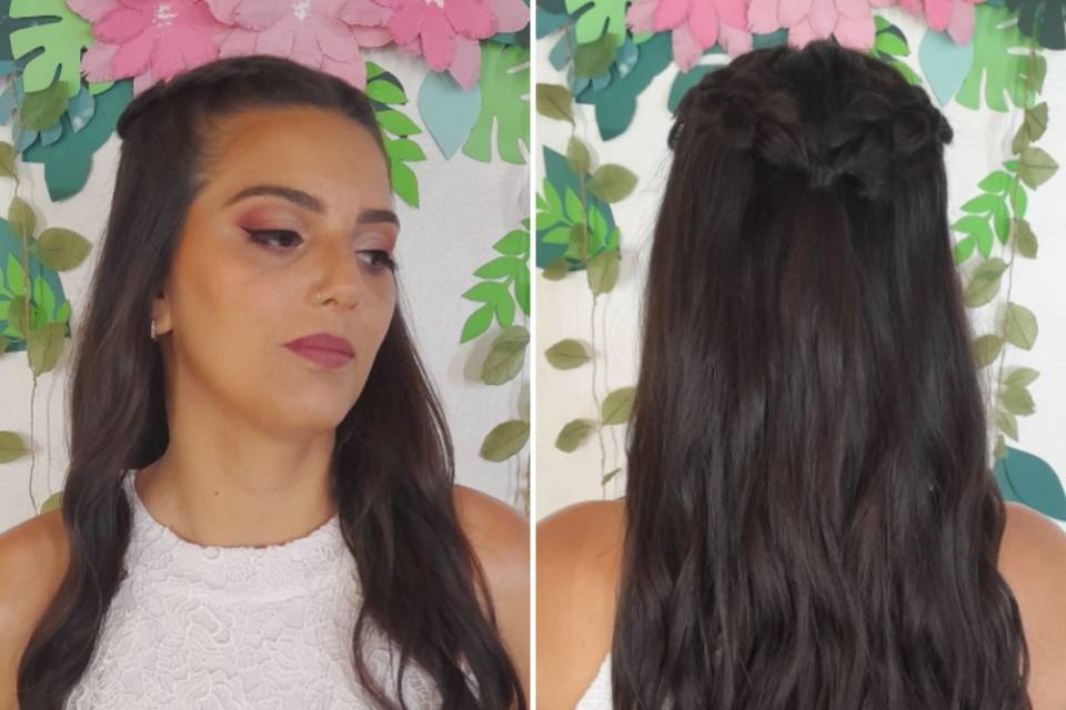 Novia makeup/peinado