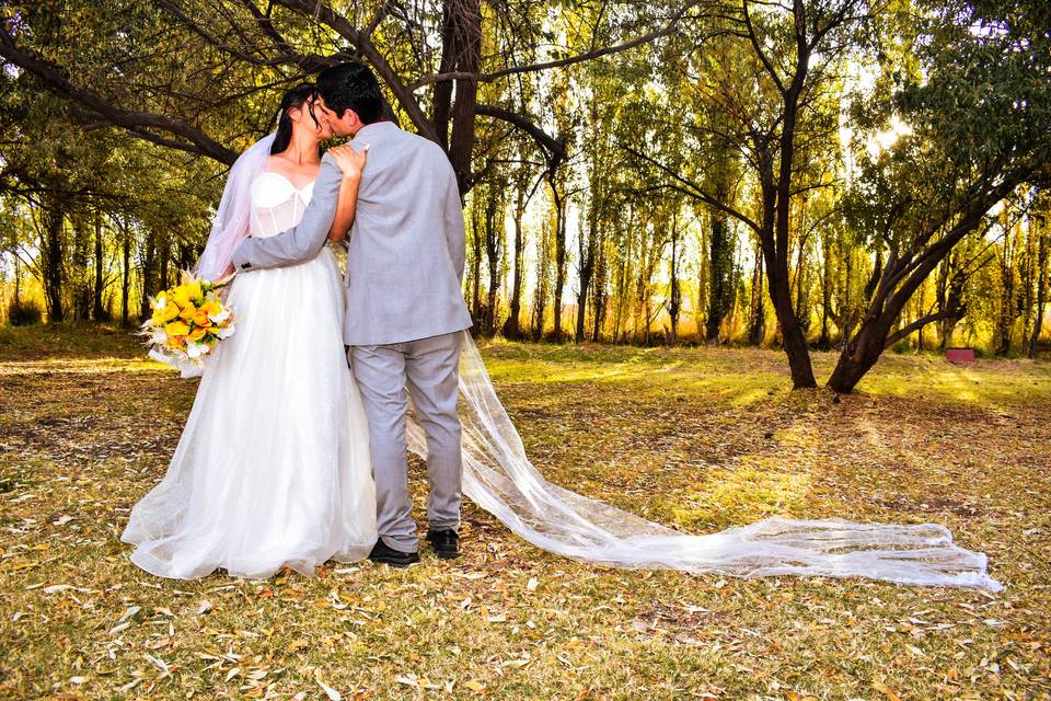 Sesión en boda con los Novios