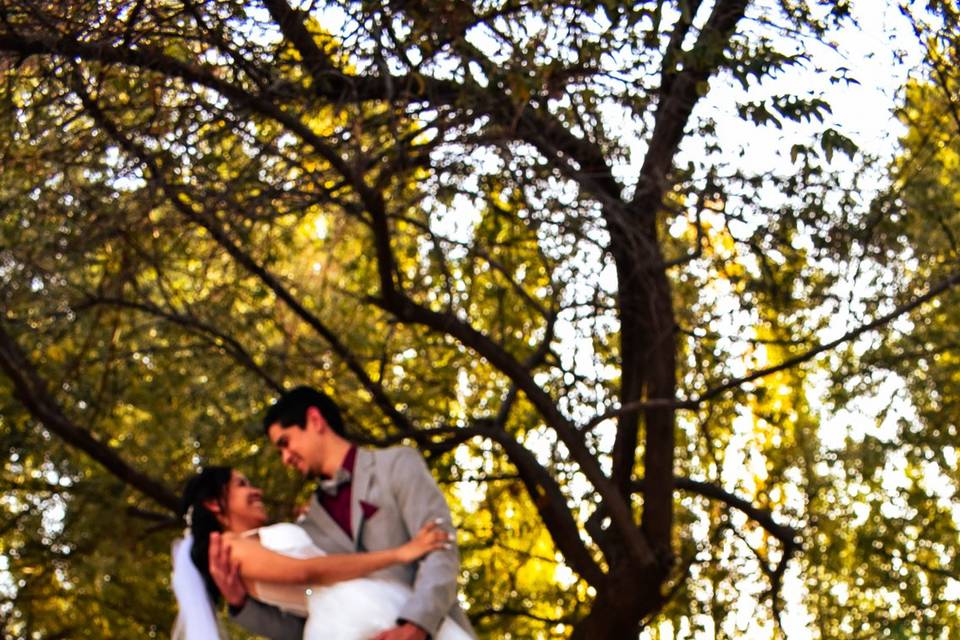 Sesión en boda con los Novios