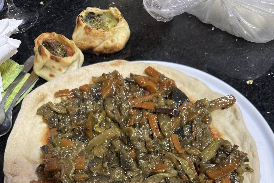 Pizza vegana