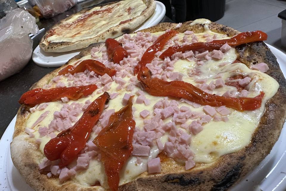 Jamón y morron