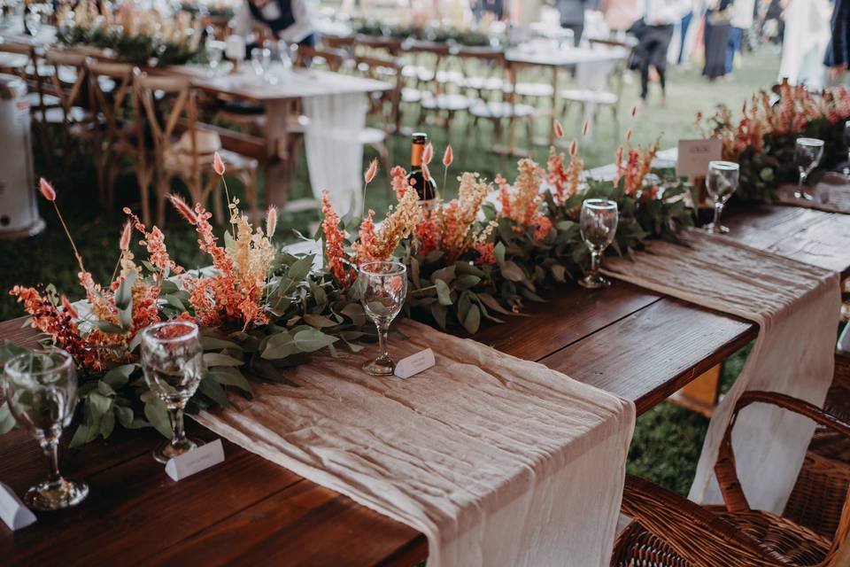 Centros de mesa florales