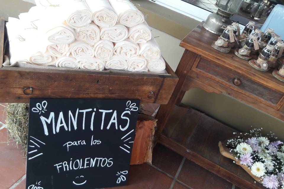 Mantitas para invitados