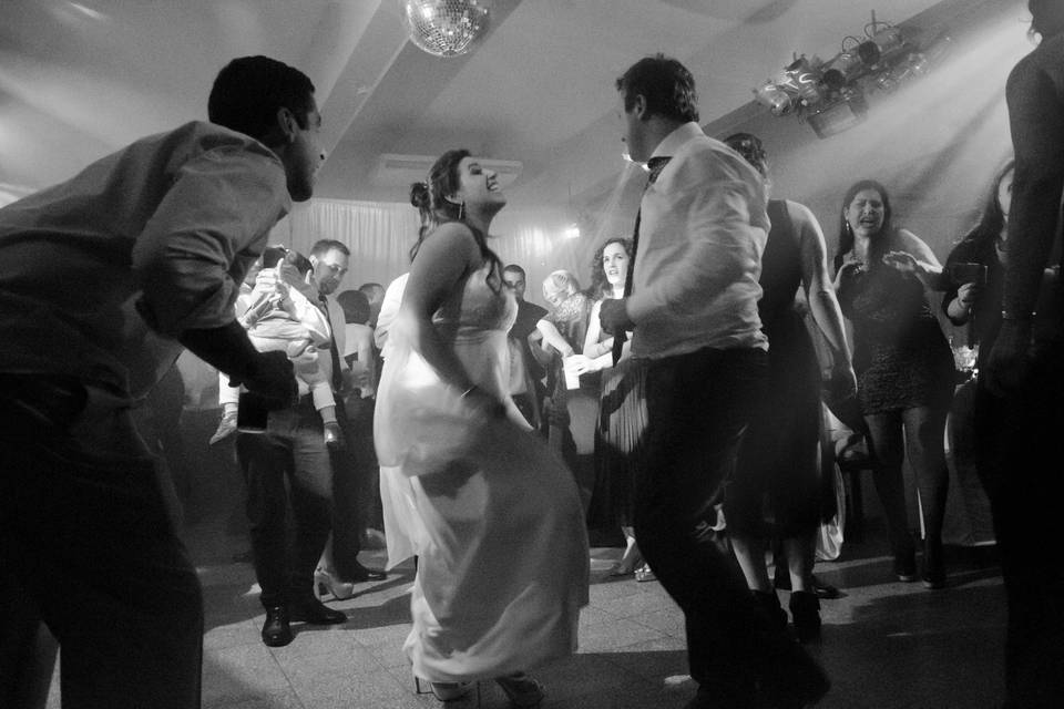 Baile de novios en boda