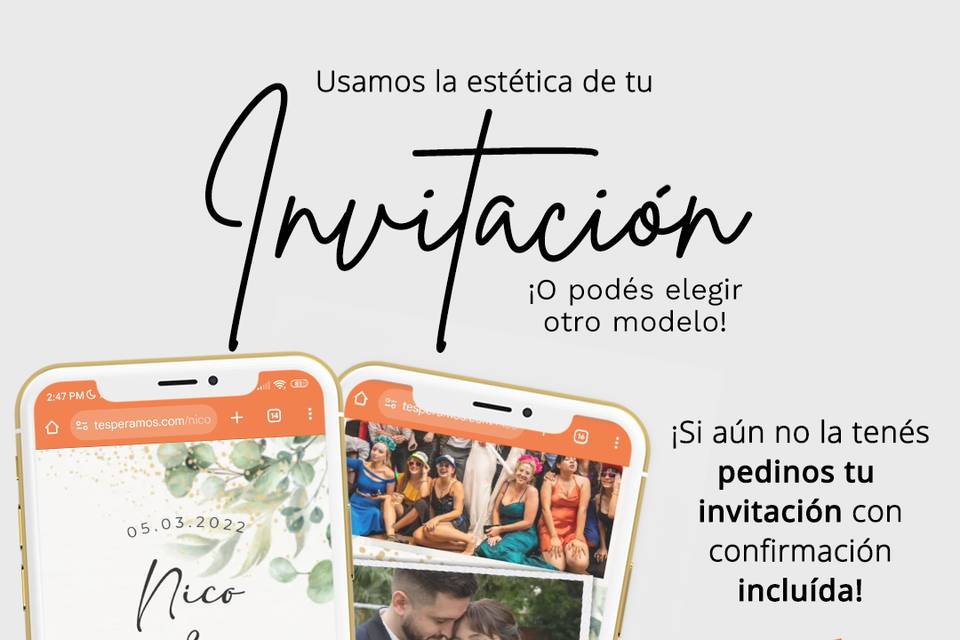 Álbum web + invitación