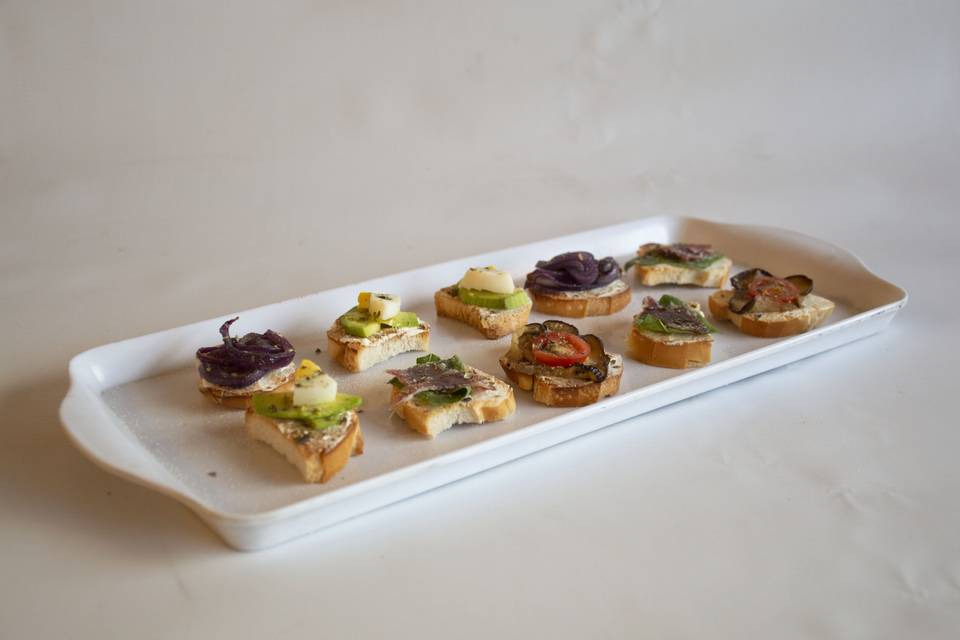 Presentación bruschettas