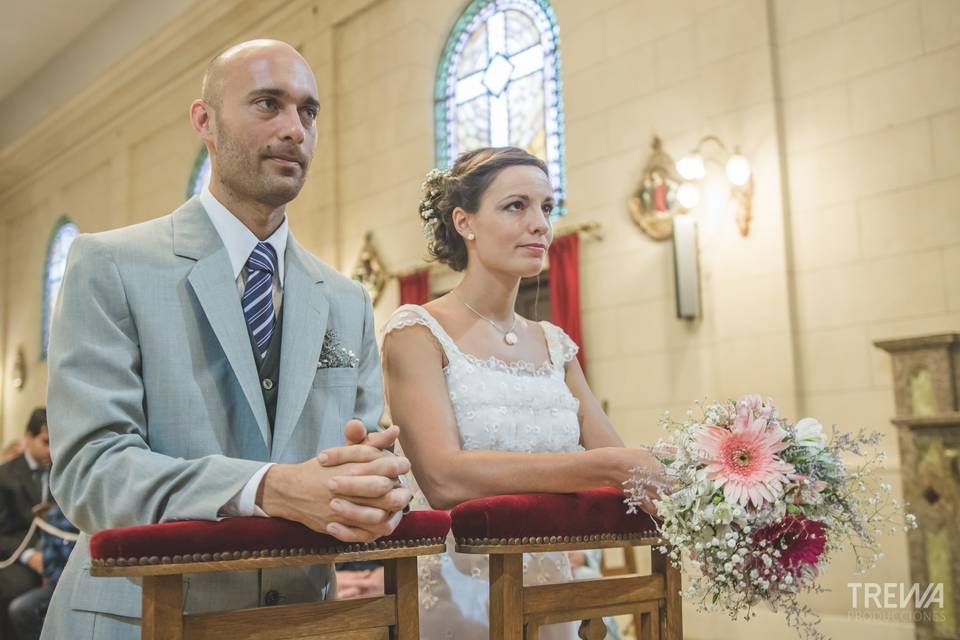 En el altar