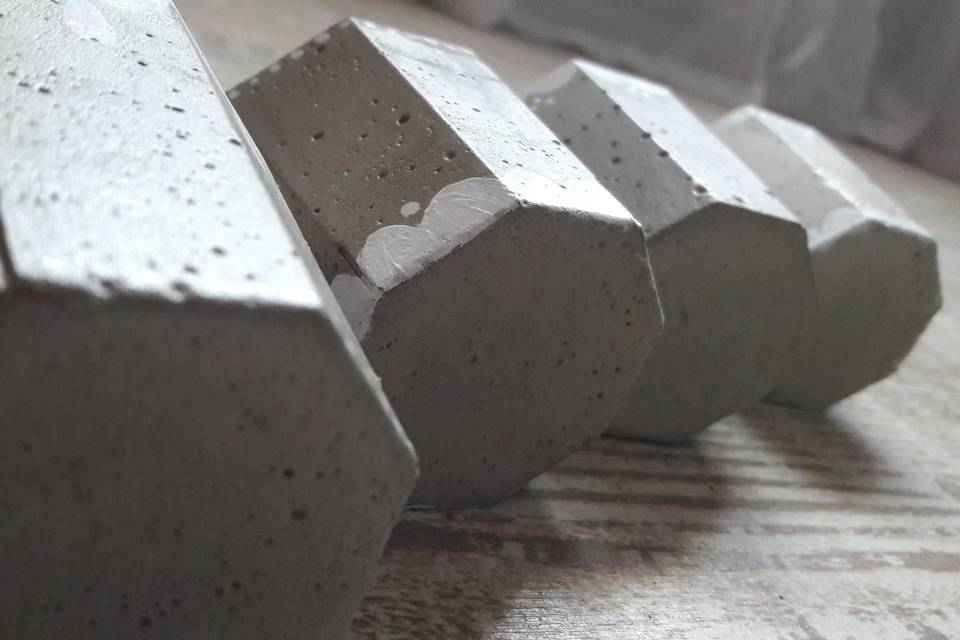 Macetas de cemento/detalle