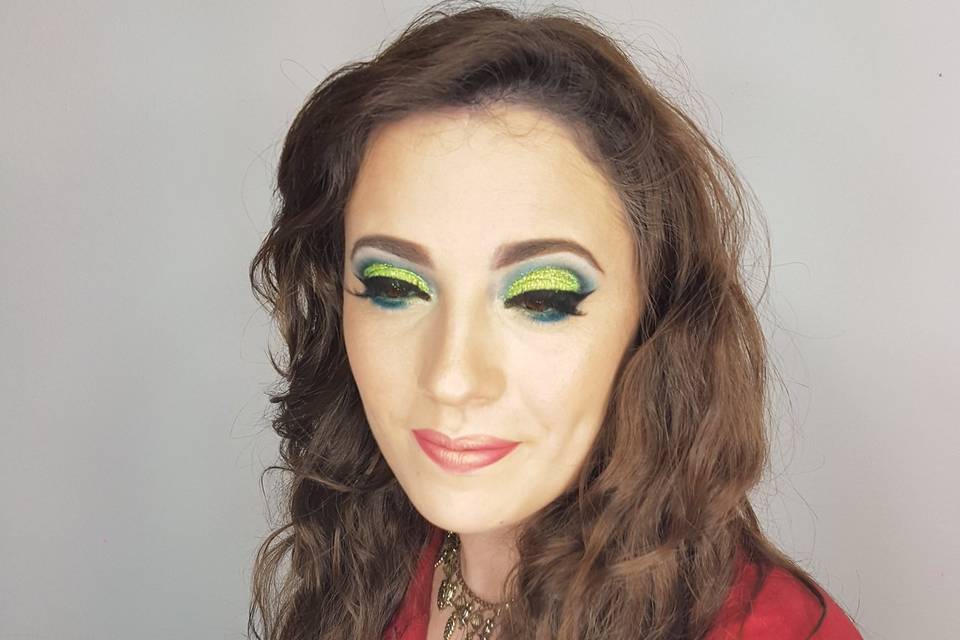 Makeup fiesta con Glitter