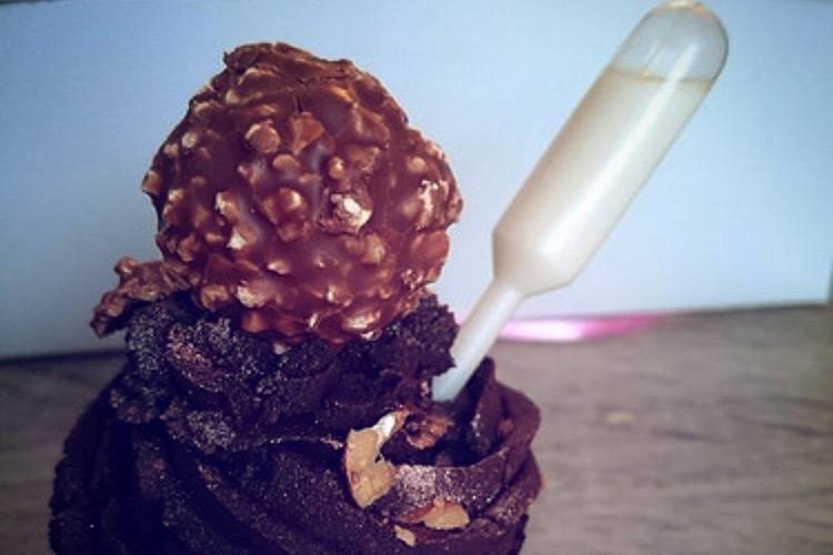 Cupcake con pipette