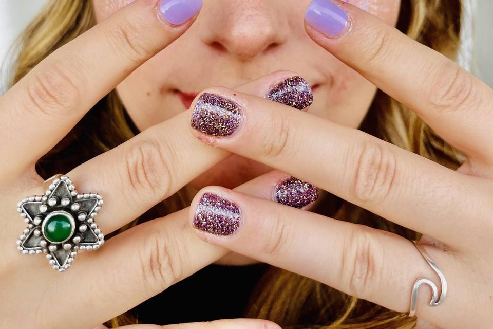 Glitter para uñas