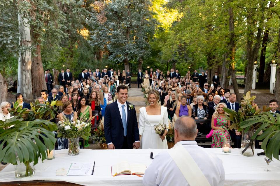 Ceremonia en Santa Lucía