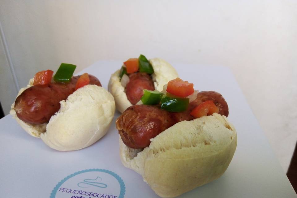 Mini choripanes