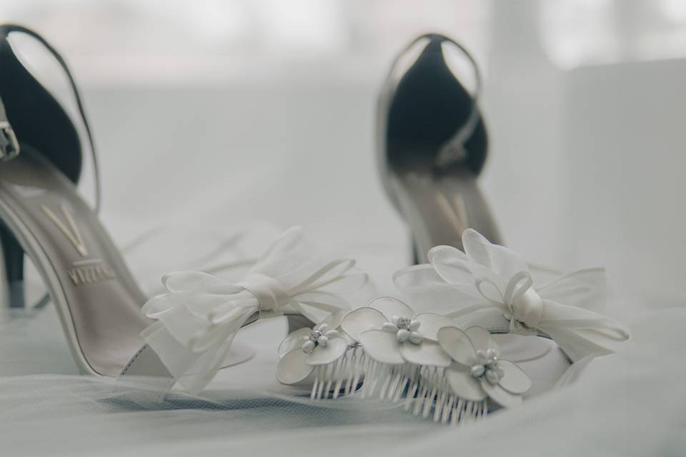 Sandalias de la novia
