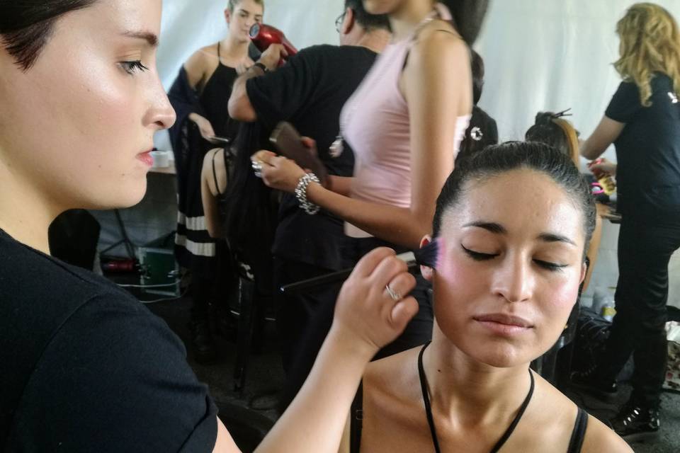 Backstage Desfile Real 2017