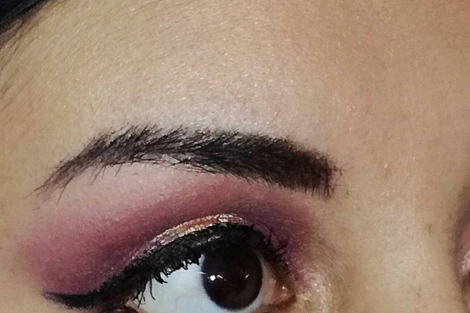 Maquillaje noche (halo eye)