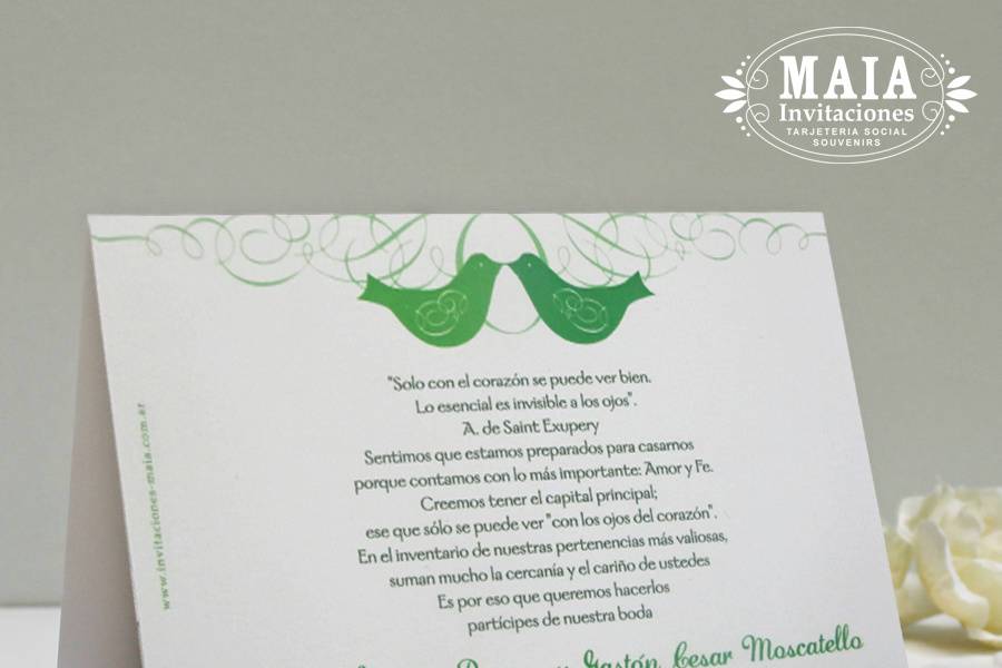 Invitación casamiento