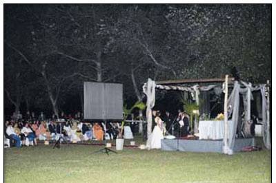 Casamiento al aire libre