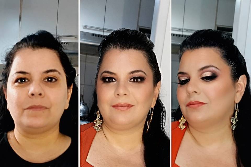 Maquillaje profesional fiesta