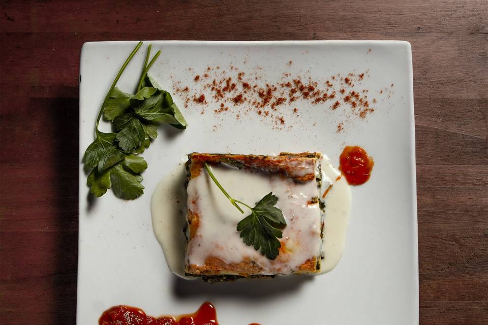 Lasagna - menú gourmet