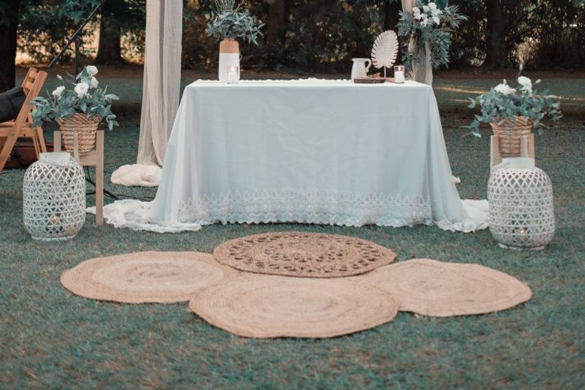 Hermoso altar en el parque