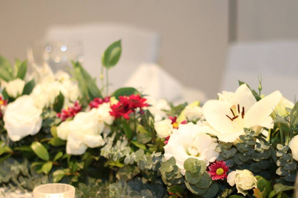 Mesa principal bouquet