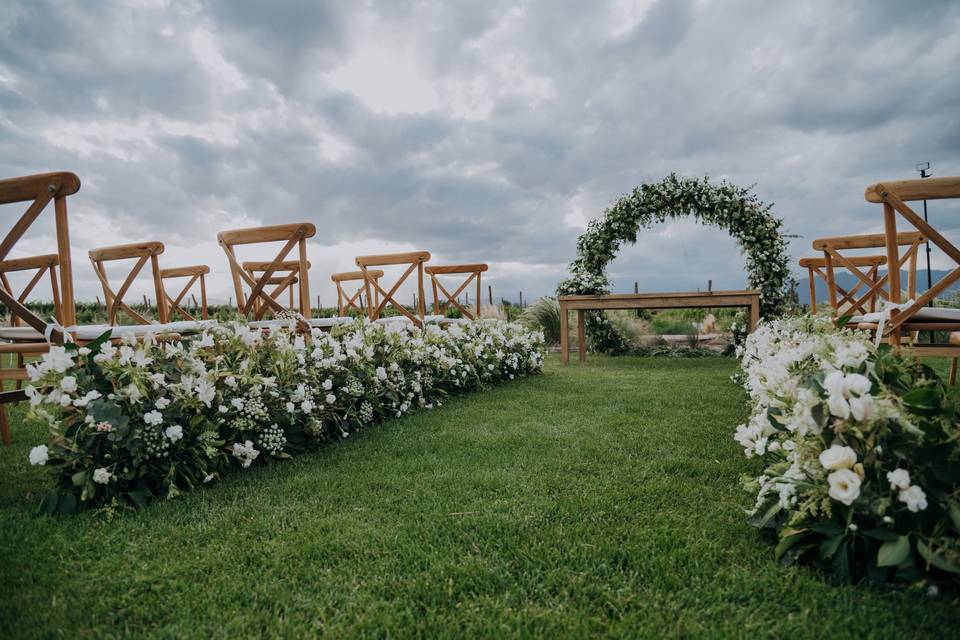 Ceremonia en Jardínes