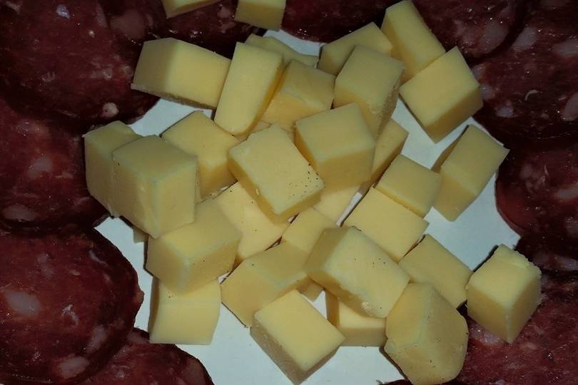 Salame y queso