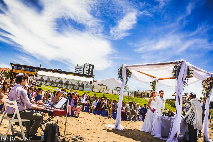 Casamiento playa San Bernardo