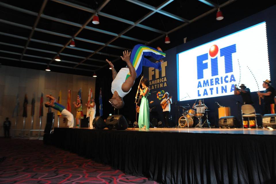 Capoeiristas en vivo