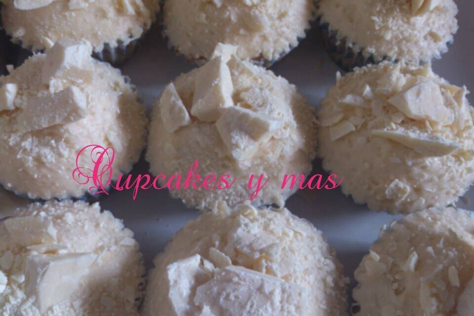 Cupcakes chocolate blanco