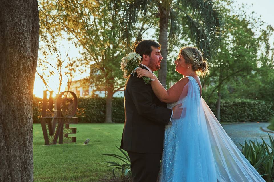 Retrato de los novios