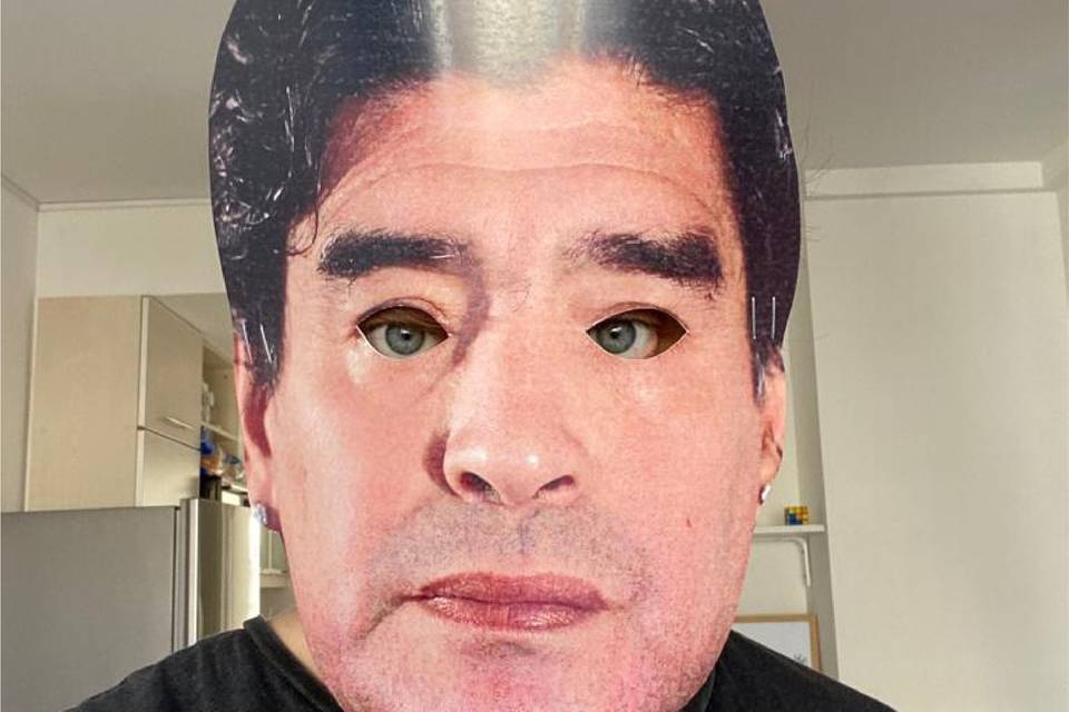 Careta Diego Maradona