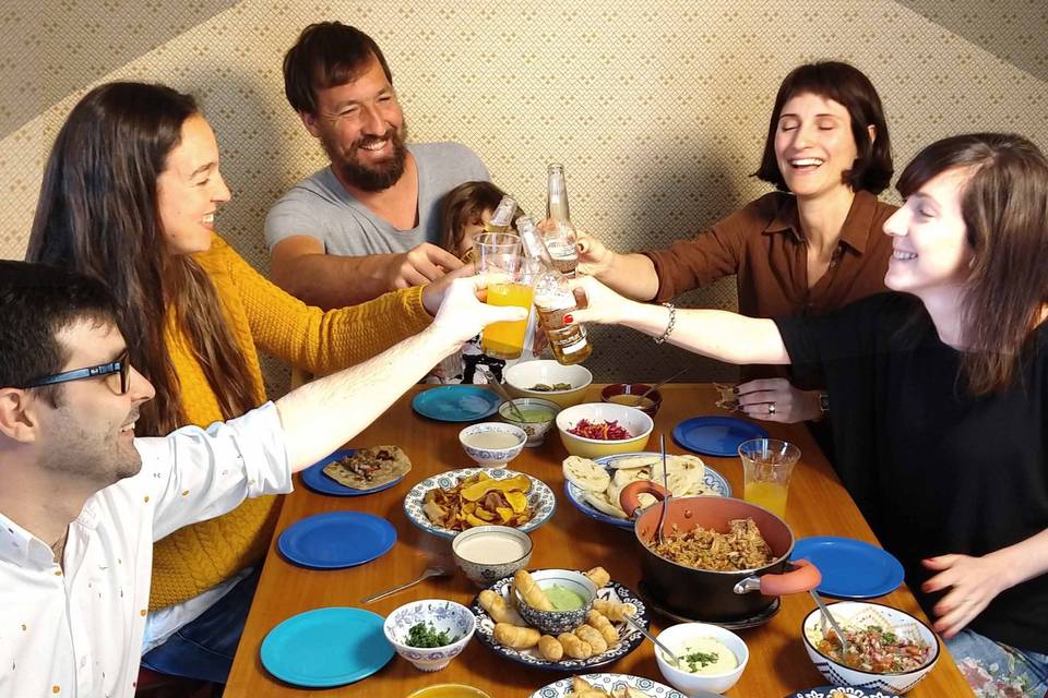 Festejando con menú venezolano