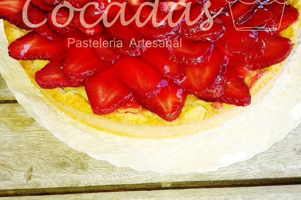 Frutillas con pastelera