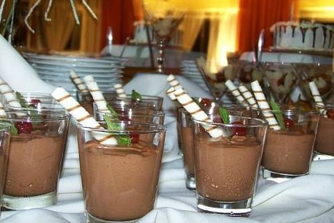 Postre de chocolate