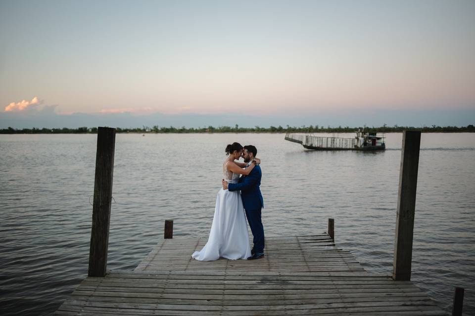 Fotos de boda en el río