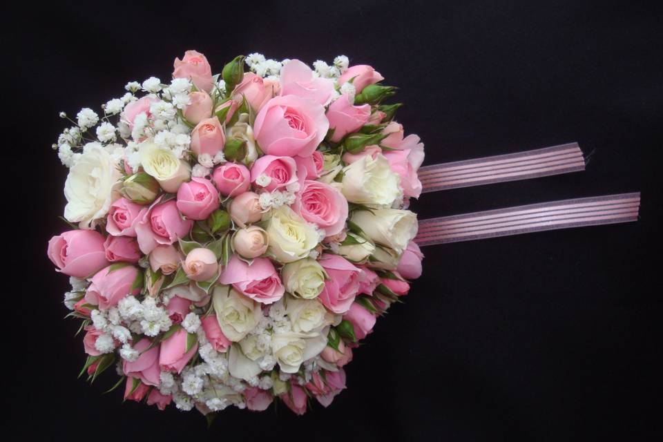 Bouquet de rosas rosadas