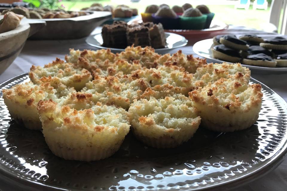 Mini-tartas de coco