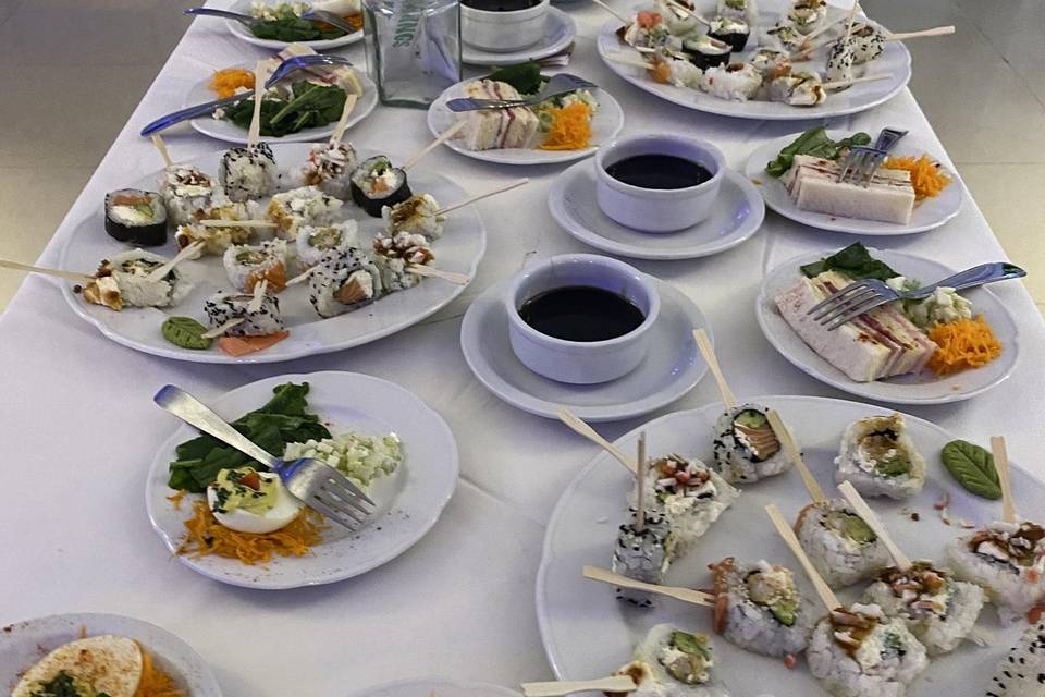 Sushi para sus invitados