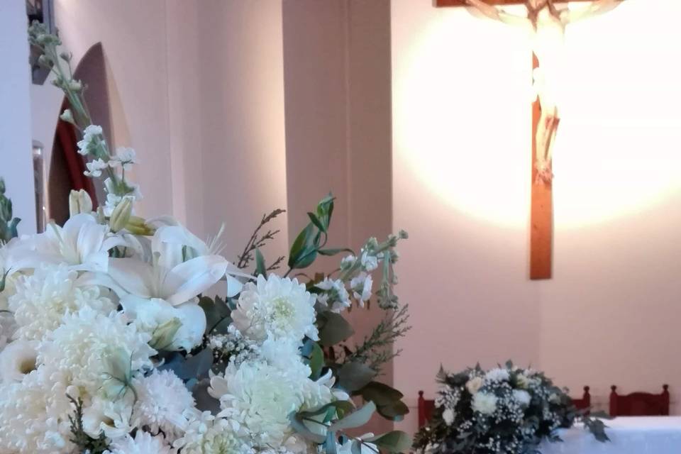 Arreglos florales de altar