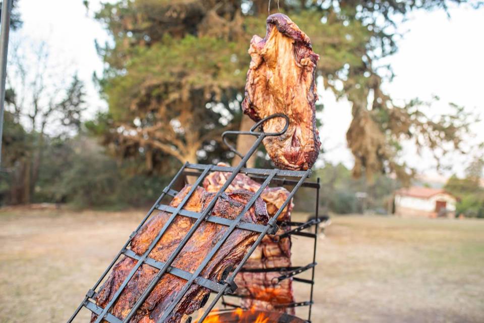 Costillar a la Llama