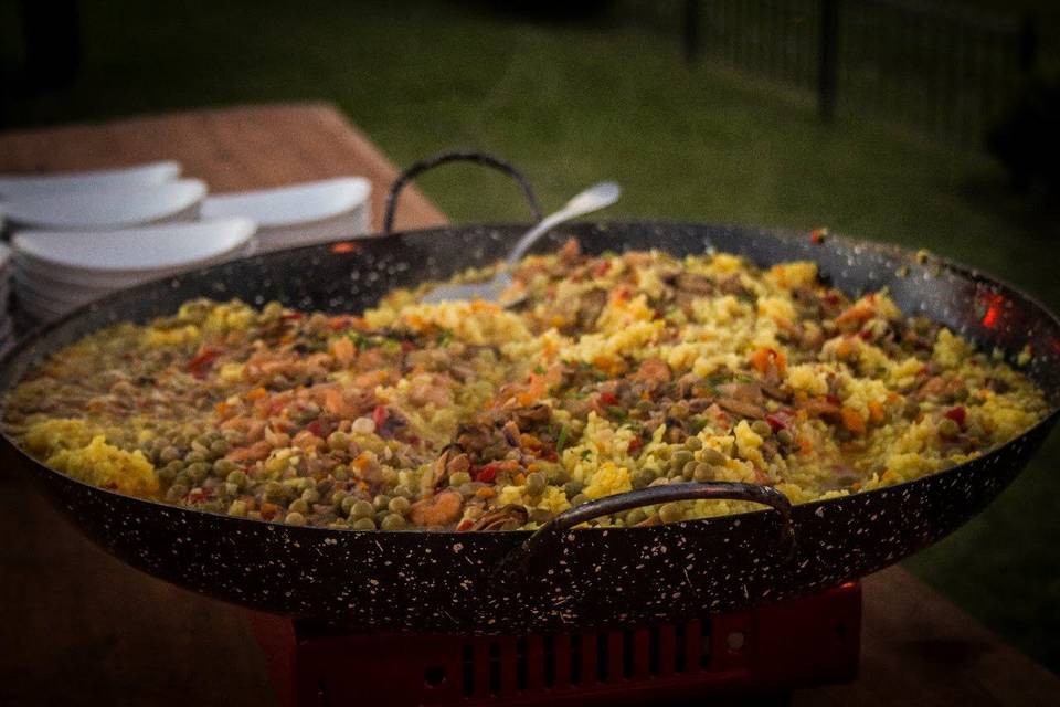 Arroz con frutos de mar