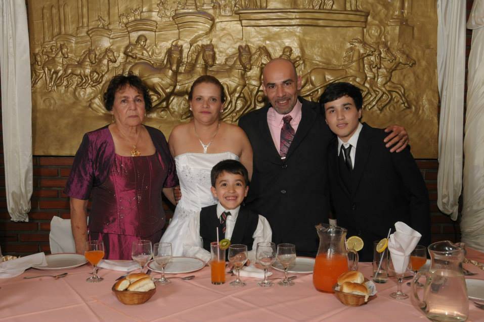 Novios y familia