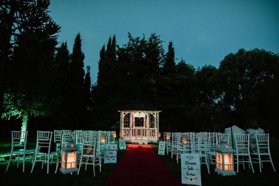 Ceremonia al aire libre