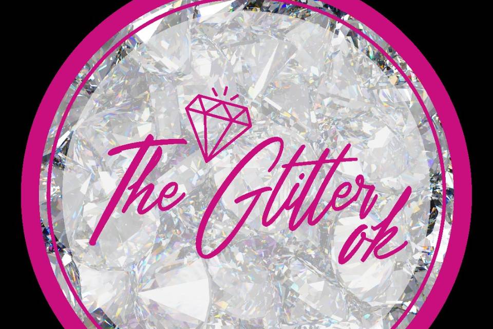 The glitter ok logo